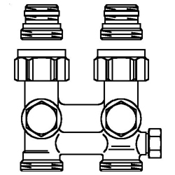 Multiflex F ZBU запорно-присоединительный узел