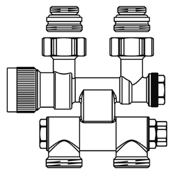 Присоединительный узел Multiblock TF для одно/двухтрубных систем