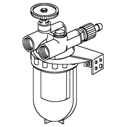 Фильтр жидкого топлива Oilpur для однотрубных систем, с перемычкой "насос-фильтр"