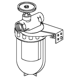 Фильтр жидкого топлива Oilpur для однотрубных систем с запорным вентилем