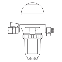 Toc-Dou-3 Комбинация фильтр/воздухоотводчик для жидкого топлива